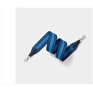 #39 FLASH Crossbody Guitar style*blue* Bag or Wallet*Webbed Crossbody*48"